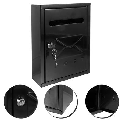 Vintage Außenbriefkästen Wandmontierte Briefkästen Metall Wandmontierter Briefkasten Bauernhaus Post Dekoration Handwerk Weihnachtsmann Briefkasten Post