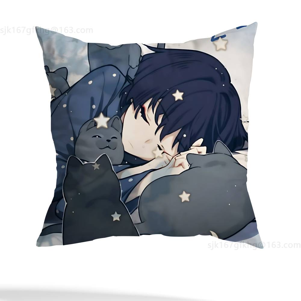 Genshin Impact Wanderer pillowcase casual style decoration, suitable for home decoration (excluding pillow core)