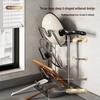 Wall-Mounted Punch-Free Kitchen Rack for Pot Lids and Chopping Boards