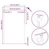 VidaXL Blackout Roller Blind Fabric Width 121.6 Cm Polyester 4011211