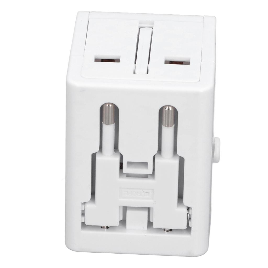 Universal Travel Power Adapter with USB A USB C Ports Safety Power Converter for Cell Phone Laptop