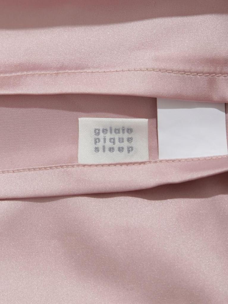 Gelato Pique Sleep Embroidered Pillowcase with Size F (PSGG255836) Package, Women's, Pink,