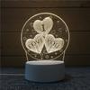 Valentines Day Gift To Girlfriend Girl Heart Ins Light Usb Plug Straight
