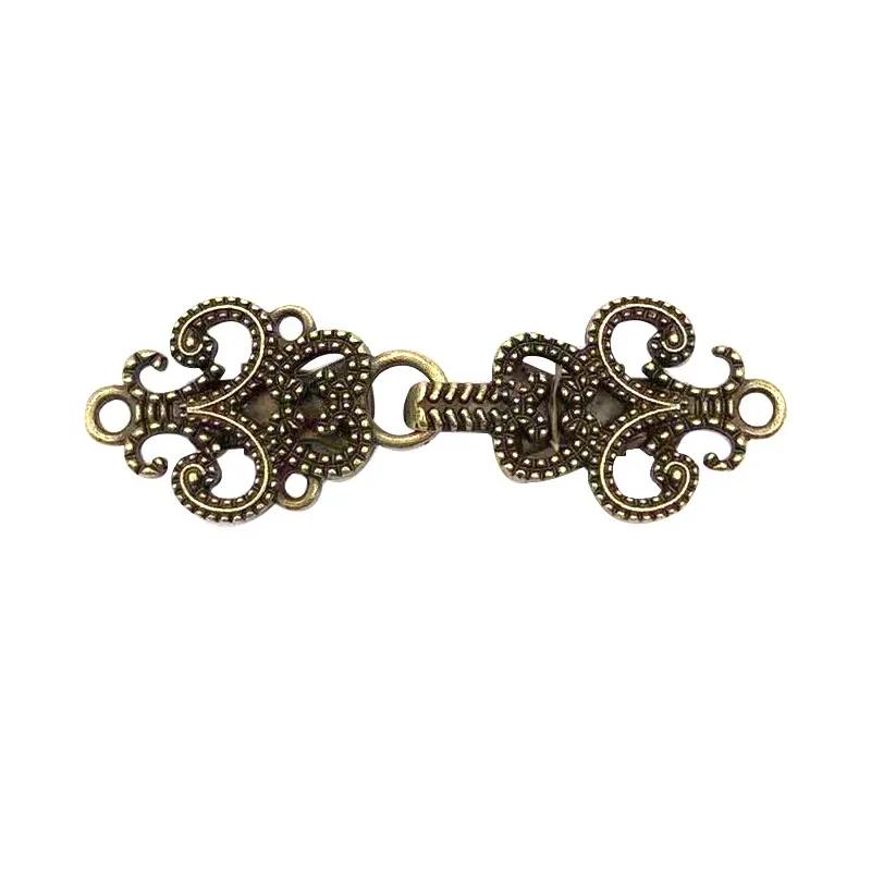 Retro Brooches for Women's Clothing Cardigan Sweater Blouse Shawl Clips Shirt Collar Flower Pattern Duck Clip Clasps Scarf Clasp