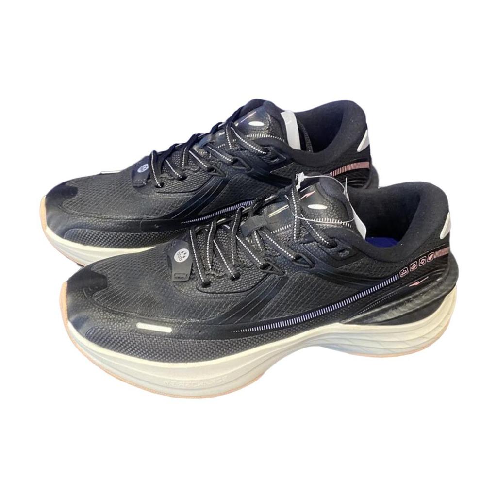 Hongxing Erke Non-Slip Wear-Resistant Low-Top Running Shoes Women Sneakers Black 12122403489-004