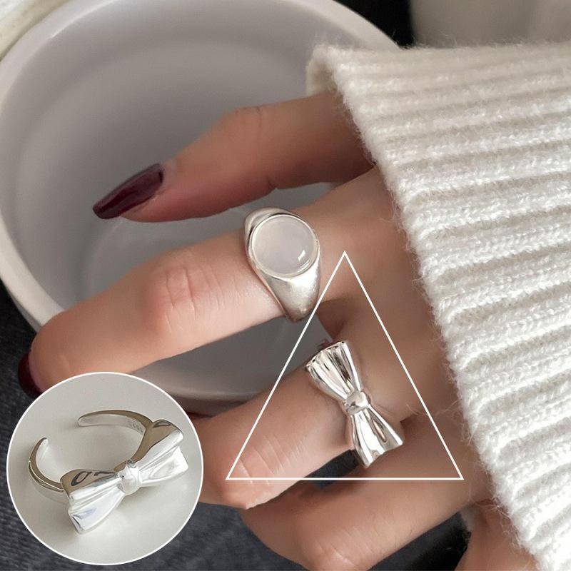 Geometric Bold Hip Hop Ring for Women – Trendy European & American Style, Open Creative Index Finger Design
