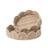1Pc Paper Fruits Storage Basket Household Weave Vegetables High-capacity Snack Tray Paper Rope
