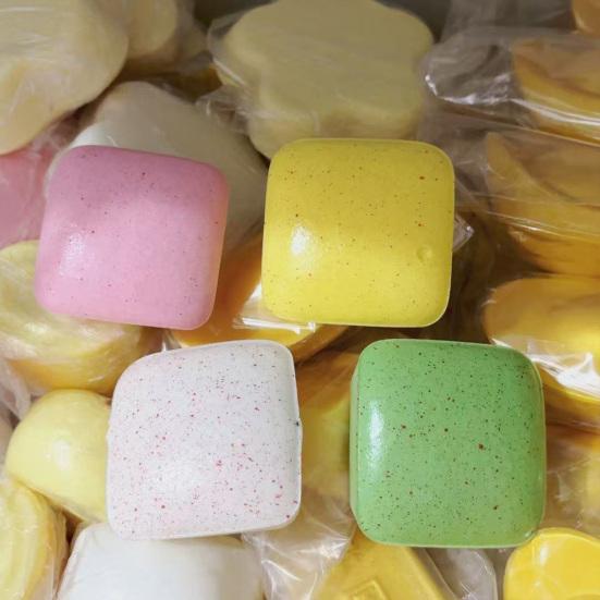 Soft Sticky Cake Squeeze Toy Slow-Rising PU Fidget with Realistic Frosting Texture & Colorful Sprinkles Stress Reliever for Kids Adults Portable