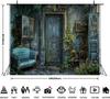 Vintage Gothic Wall Tapestry Polyester Decoration Overgrown Mansion Scene Dark Academia Victorian Style Art Home Decor Living Ro