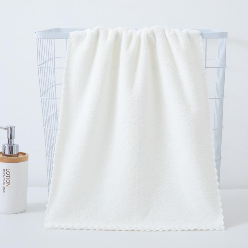 Coral Fleece Towel Set: Absorbent Bath & Face Towels with Customizable Gift Options