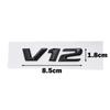 OTOKIT 3D ABS Chrome Letters Car Fender Badge Sticker V12 Emblem Logo For Mercedes Maybach S600 W222 S500 W140 CL600 M275 CLS63 hgg0