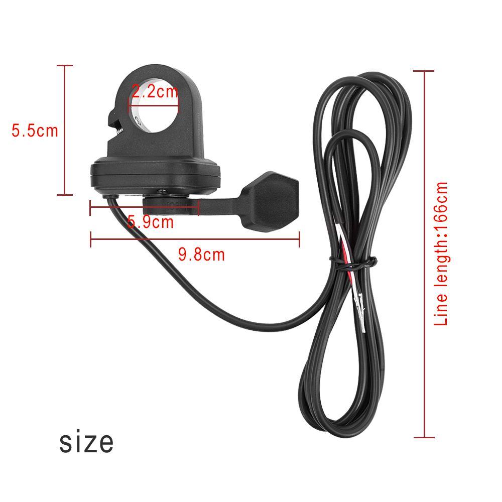 Vingergas Duimgas Waterdicht Duimgas voor WideWheel Pro Elektrische Scooter Modificatie Accessoires