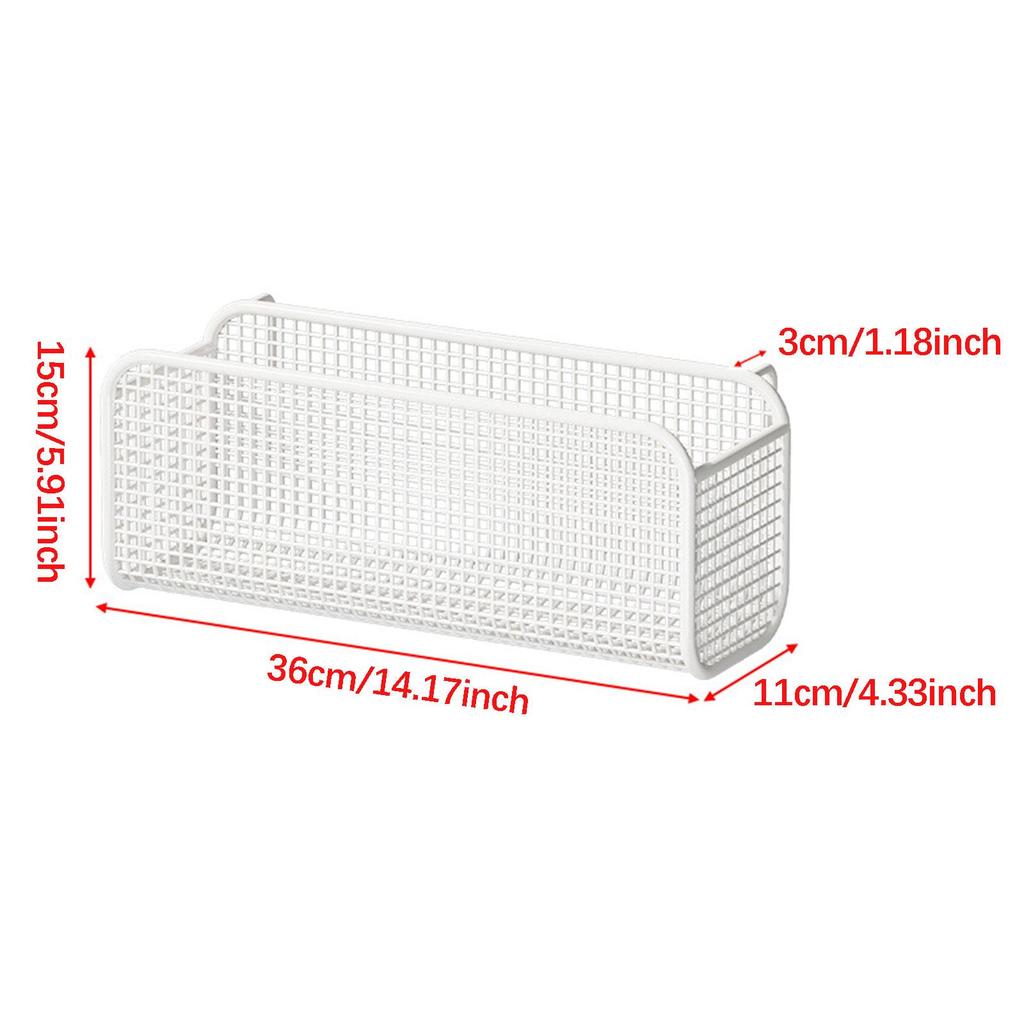 Hanging Storage Basket for Magazine Phone Drinks Bedside Shelf Bedroom Office Large Capacity Easy to Install Multifunction