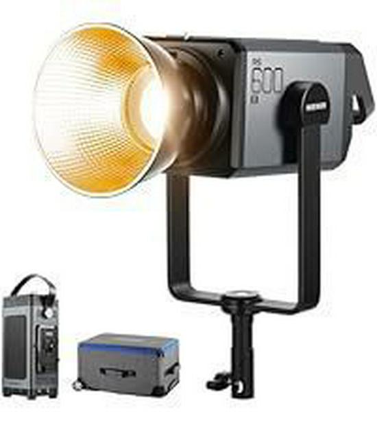 1200W Bi-Color COB LED Video Light AS1200B, UK Plug, Continuous Studio Lighting