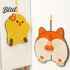 Cat Scratcher with Sticker Interactive Mat Cartoon Pad Sisal Back Glue Design Scratching Toy Tape