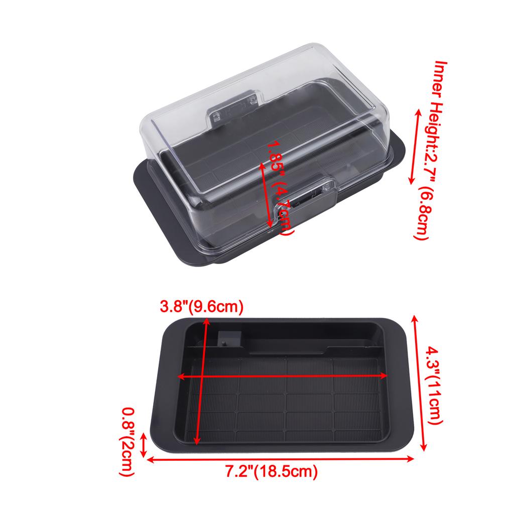 Easily Accessible Airtight Storage Solution for Butters Fits Both Refrigerators and For countertops Seamlessly