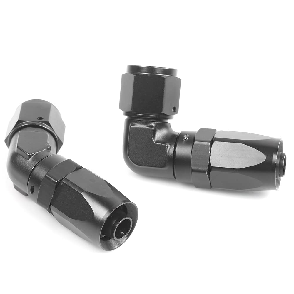 MUTEKI AN12-45° Fitting Adapter, Cooling System, Cooler, Intercooler, Aluminum, Connection, Forged