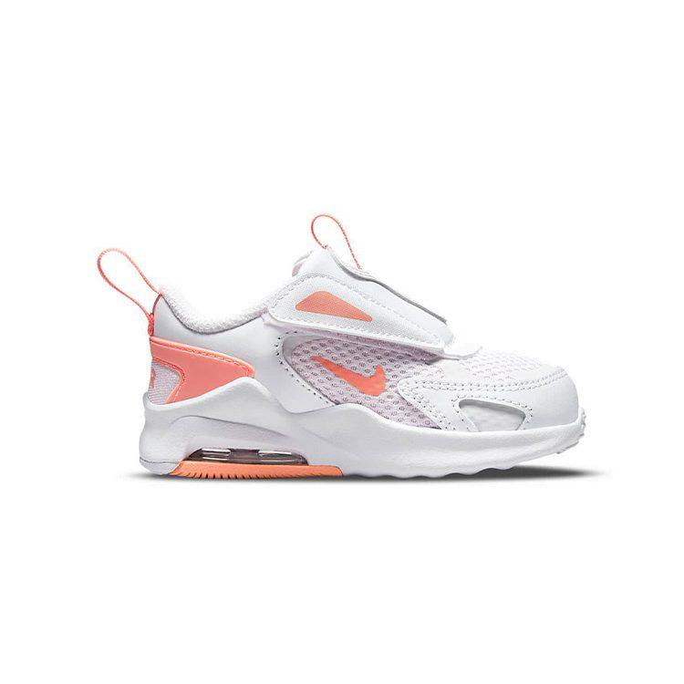Nike Air Max Bolt Synthetic Leather Low top Toddler Shoes White Pink Infant And Toddler CW1629-501