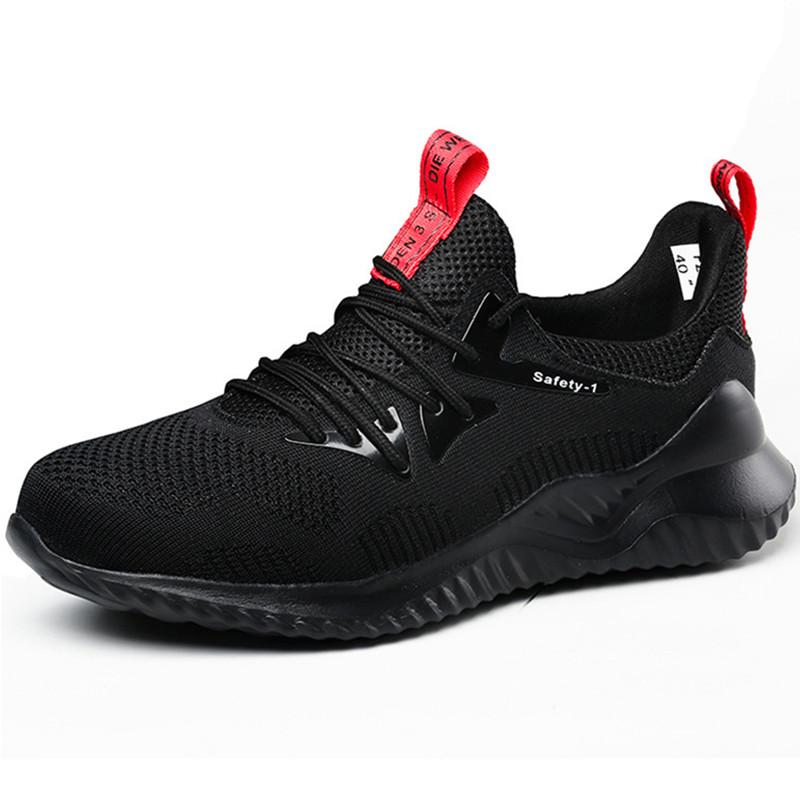 

Рабочая защитная обувь, противоударные, антипрокольные, легкие рабочие туфли, дышащие защитные кроссовки для мужчин, защитная рабочая обувь 36