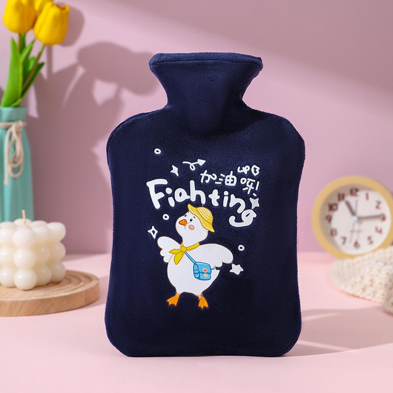 Large Hot Water Bottle - Versatile Hand Warmer & Belly Heat Pack with Water Injection