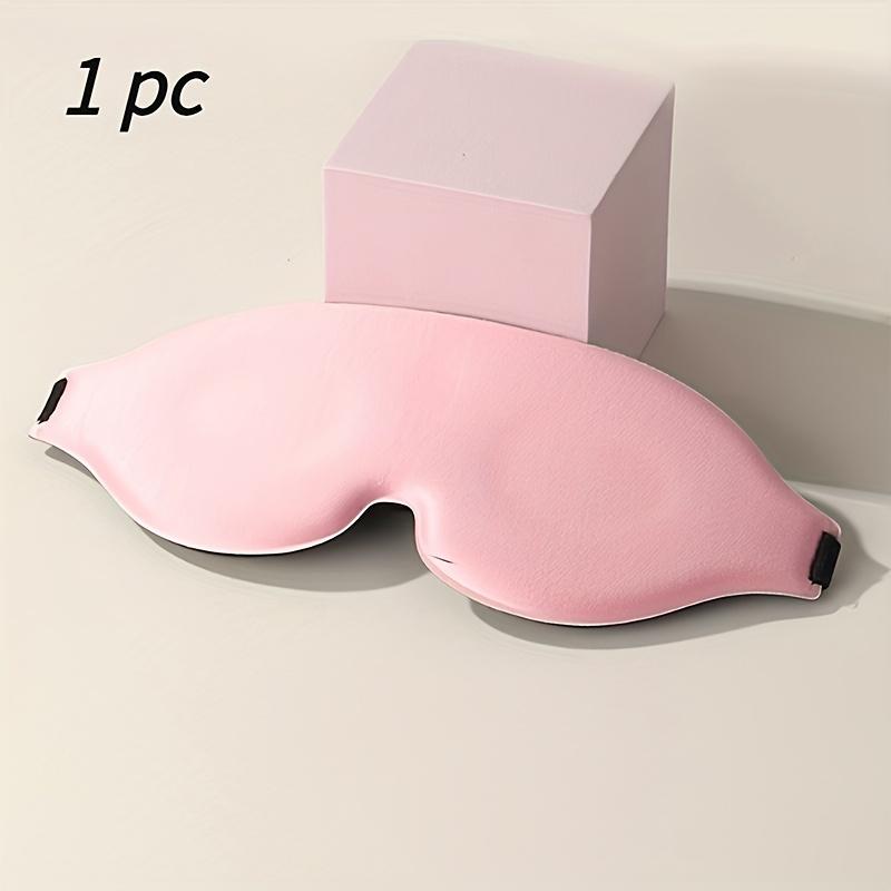 

1PC Ultra-light Blackout Blindfold, Comfortable, No Eye Pressure, No Makeup Dizziness, Home Office Lunch Break, Student Deep Sleep Blindfold рожевий