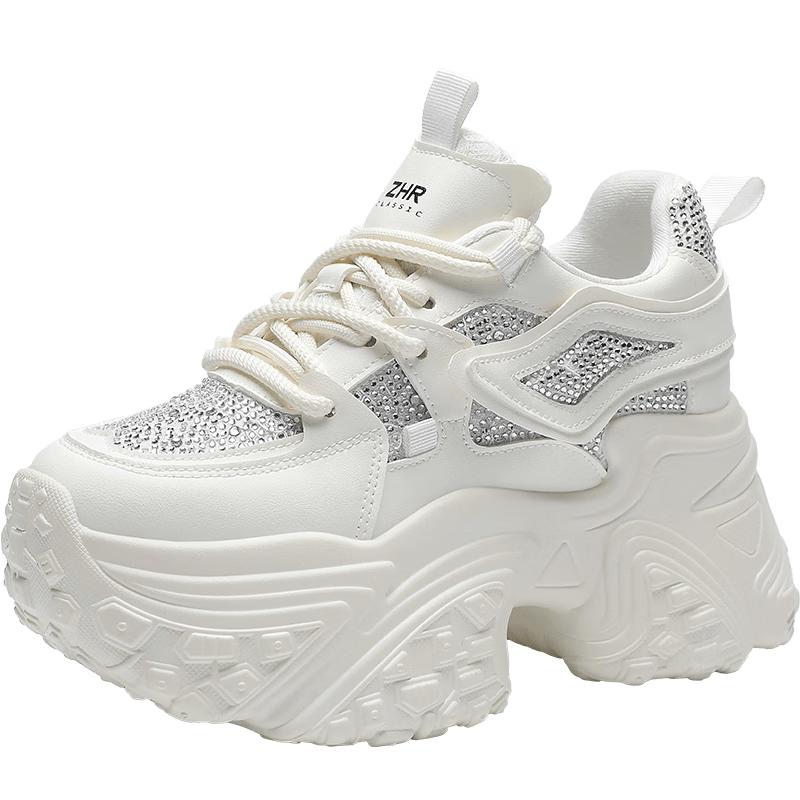 ZHR KS89 Women s 9CM Platform Chunky Sneakers 37