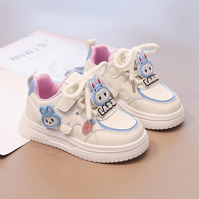 

[Spring Autumn Kids Girls Casual White Shoes Soft Sole Non Slip Lazy Bebe Sneakers] Size 26 розовый