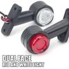 Truck Dual Face LED Side Marker Parking Light White Red Clearance Lights for Trailer Tractor RV Van Lorry Position Lamp 12V 24V