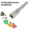 Car Washing Nozzles High Pressure Washer Adapter 1/4IN Stainless Steel Quick Connect For Nilfisk KEW With Foam Pot Nozzle