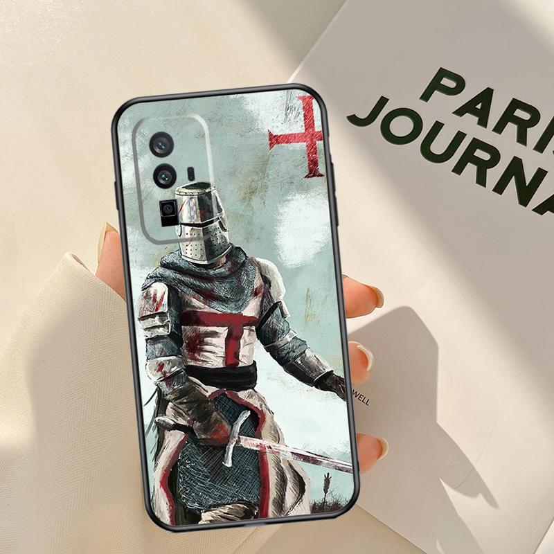 

Knights Templar Case For Xiaomi 15 14 Ultra 13T 14T 15T Pro 17 Pro Max POCO X7 Pro X3 X5 X6 F5 F6 F7 F8 Coque Xiaomi 15