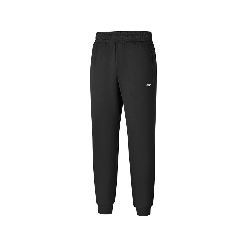 Skechers Warm Quick-Dry Moisture-Wicking Comfortable Loose Fit Running Fitness Knit Pants Men Pants P425M205-0018