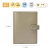 Kutsuwa 2026 A6 Weekly Planner with Household Accounting Book, Monday Start, Champagne Gold, 141SHC, December 2025 Start