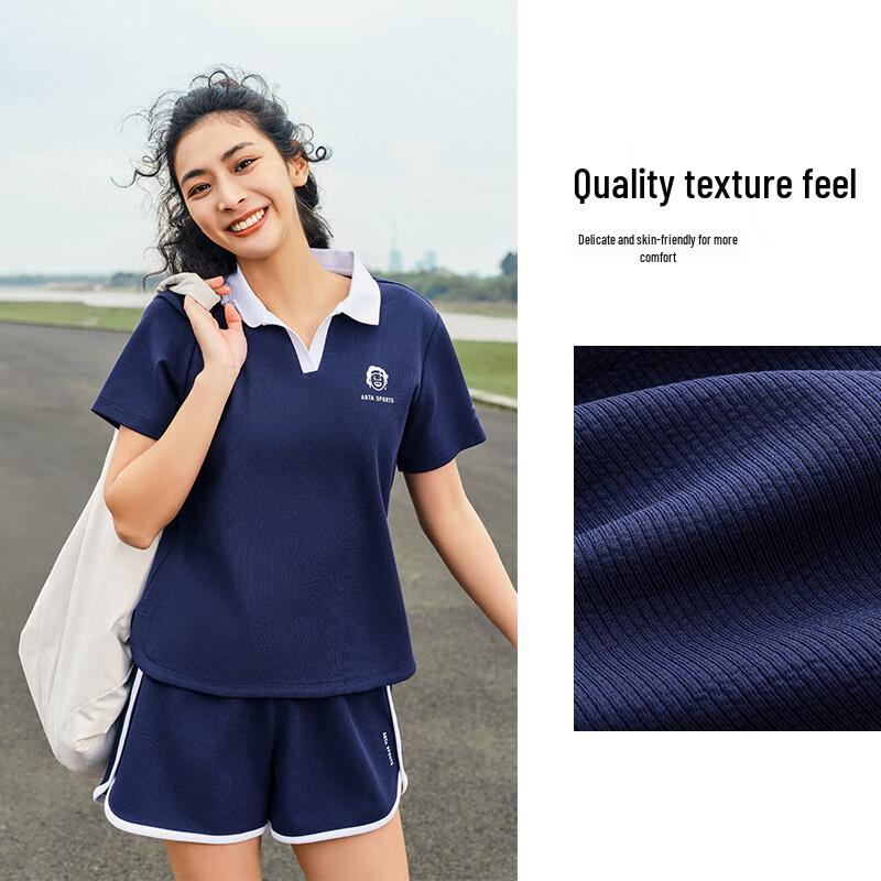 Anta Women s Summer Sport Polo T-Shirt M