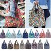 Foldable Reusable Eco Shopping Bag Large Capacity Shoulder Tote Pouch for Grocery Beach Toy Storage Eco-friendly Grocery Package