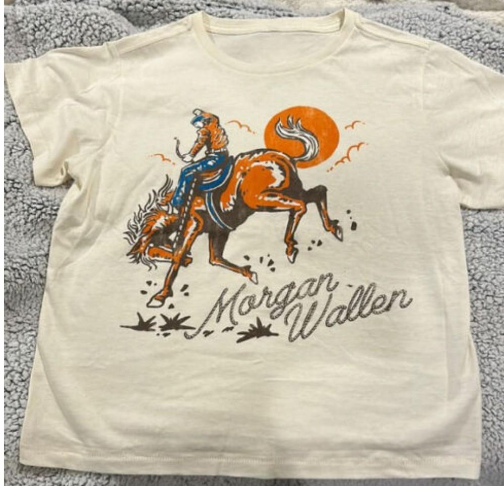

Morgan Wallen Cowboy White Short Sleeve Unisex All Size S-234XL T-Shirt Unisex T-Shirt L