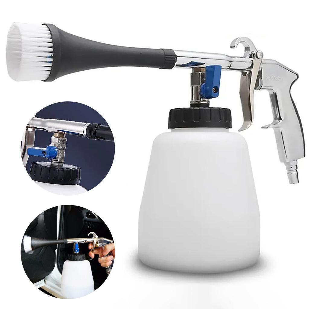 Curăţare interioară auto Suflare pneumatică Liftare manuală Curăţare cu spumă