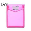 Office File Organizer Transparent Folder, with Snap Closure, Waterproof A4 A5 Document Bag, Closure Case Large Capacity Colorful PP Envelope