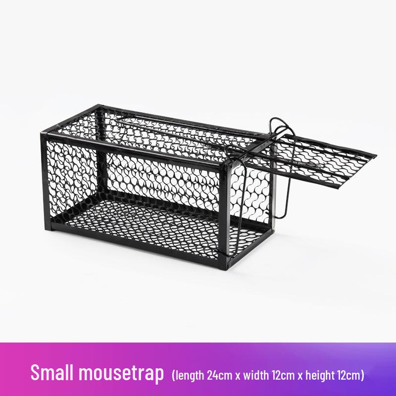 Metal Mouse Trap Cage - Rodent Control Live Catcher for Home Use