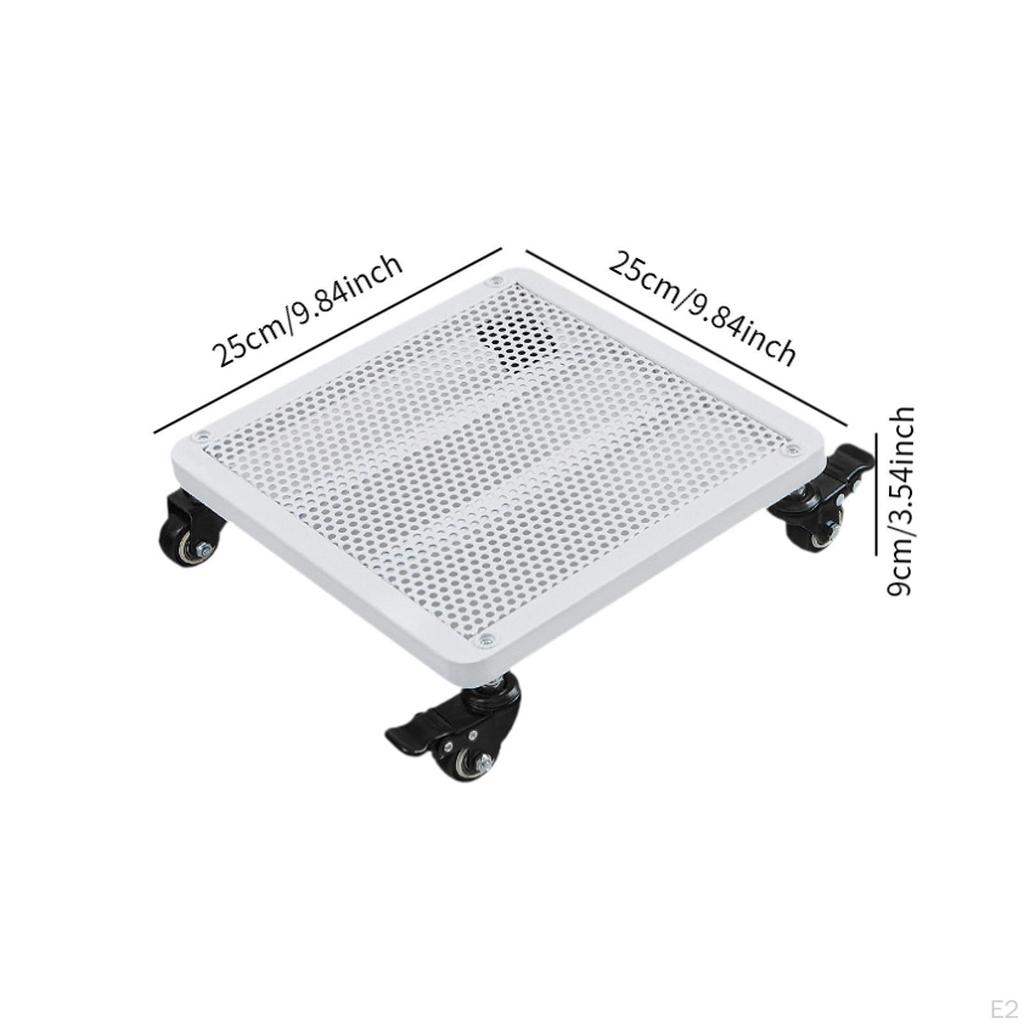 Movable Flower Pot Tray, Base, Easy To Carry, Strong Load-Bearing, with Wheels, Cart