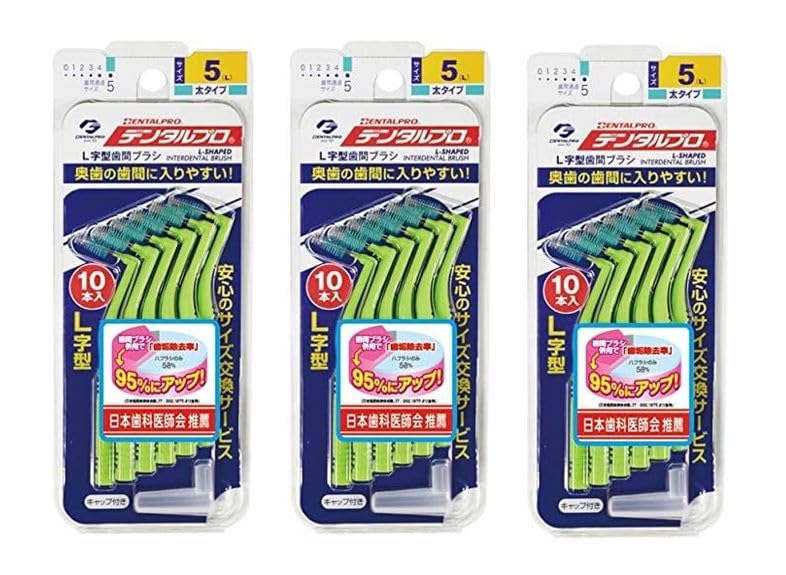 

Межзубной ершик Dental Pro размер 5 L-образный 3P + листовка