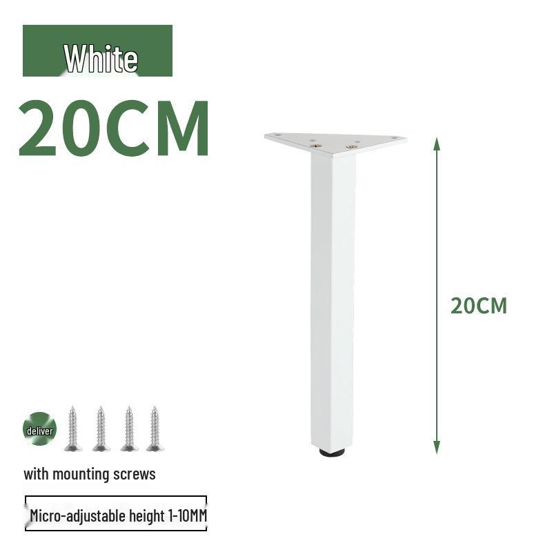 Adjustable Gold/Black Furniture Legs: Aluminum Alloy Support Feet for Bathroom Cabinets and Sofas