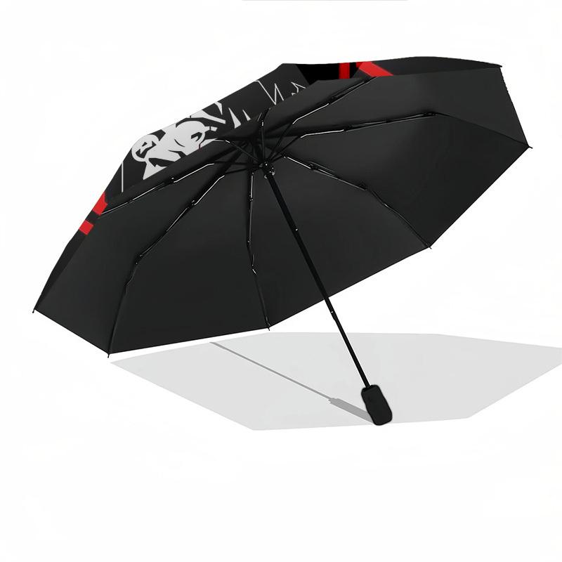 1pc The Beatles Automatic Open Close Umbrella Windproof Canopy, Automatic Open Close Button10241