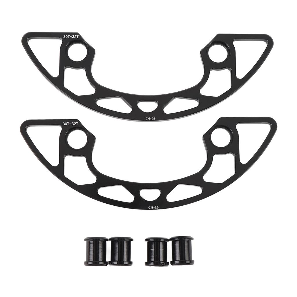 Kettenblattschutz Aluminiumlegierung Getrennter Kurbelsatz Kettenradschutzabdeckung für 30Z bis 32Z 104 BCD