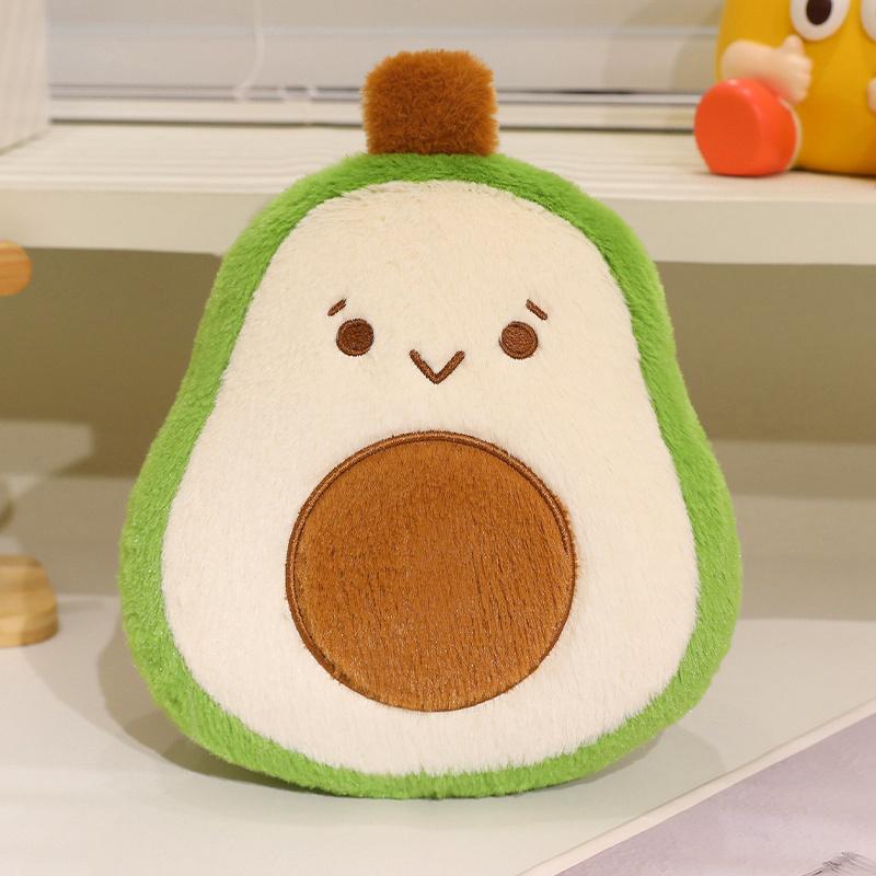 20-25cm Schattige Fruit- en Groenteserie Pluche Speelgoed Aardbei Perzik Avocado Durian Poppen Zachte Pluche Beesten Cadeaus Meisje 20-25cm