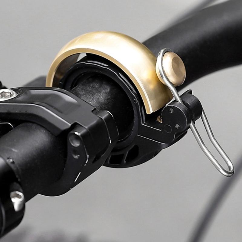Coppers Alloy Bells Classical Bicycles Bells Loud Sound Bikes Rings Retro Bicycles Bells for Mountain Bikes Handlebars