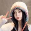 Warm Thickened Fashion Plush Hat Knitted Bonnet Caps Cute Bucket Hat  for Women Girls
