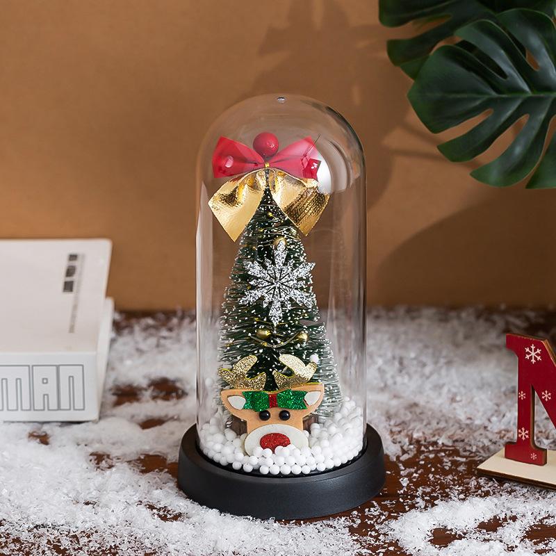 Cartoon cute Christmas tree night light bedroom premium atmosphere light bedside ornament Christmas gift