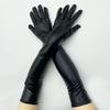Long Punk Gloves Long Faux Leather Gloves Women Pole Dance Gloves Dance Gloves