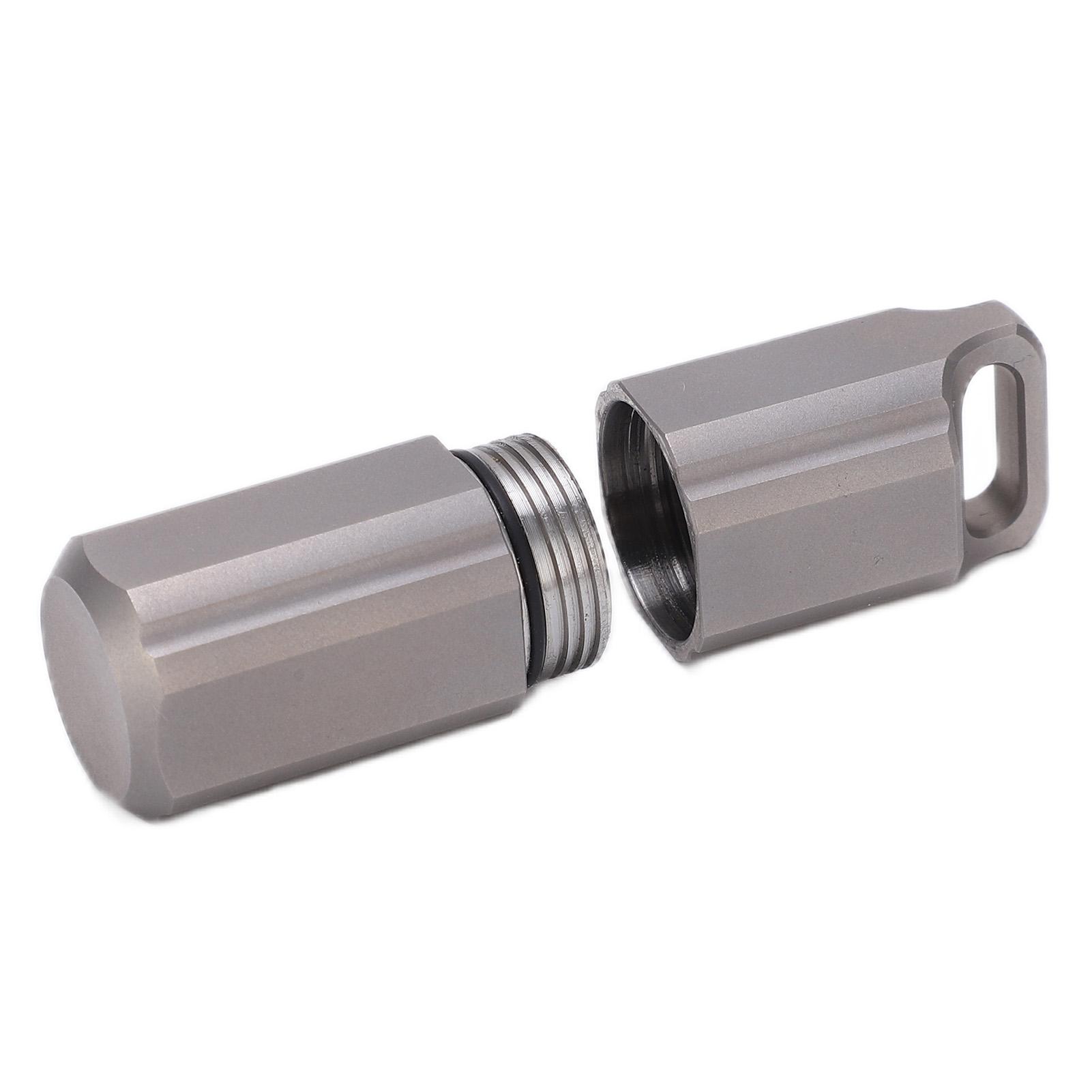 Pills Bottle Sealing Durable Portable Waterproof Small Pills Box for Hiking Camping