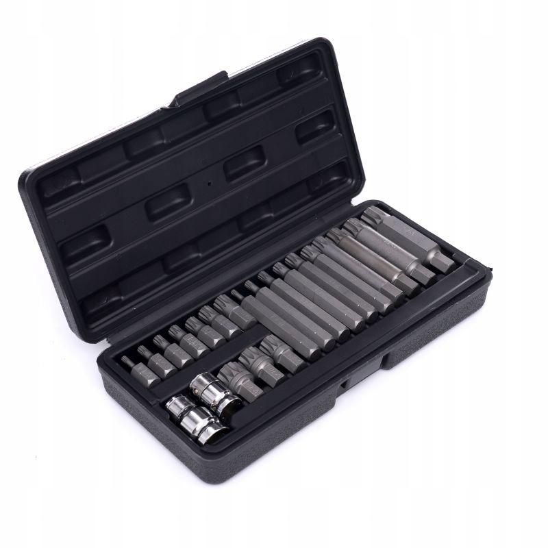 M4-M18 Spline Bit Set 22 Pieces Kraft&Dele